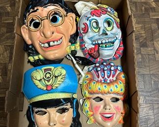 Vintage Halloween Masks
