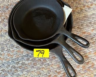 Vintage Cast Iron Skillets