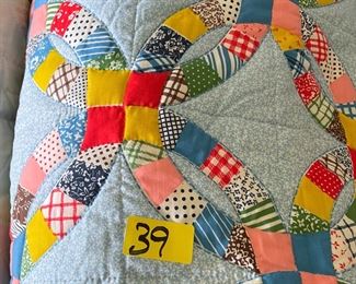 Vintage Handmade Quilt 