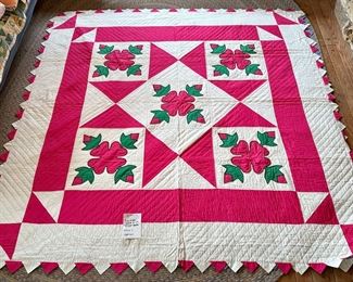 Vintage Handmade Quilt 