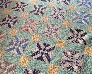Vintage Handmade Quilt 