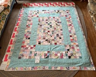 Vintage Handmade Quilt 