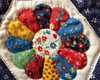 Vintage Handmade Quilt 