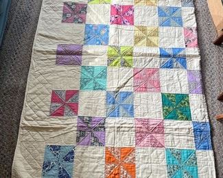 Vintage Handmade Quilt 