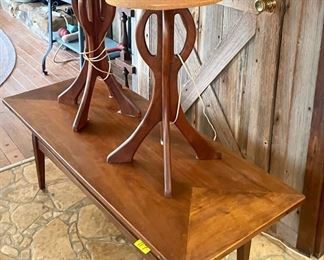 Vintage MCM Furniture - Walnut & Custom made lamps
