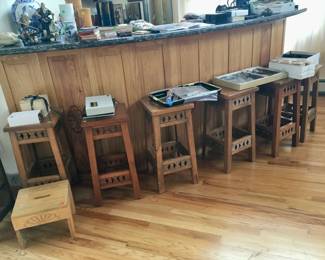 New Mexican style bar stools