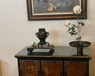 Japanese credenza and accessories