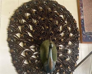 Home interior peacock in perf condition $50 price firm