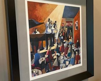 Didier Lourenco Limited Edition Serigraph 185/275    29 1/2"H x 28"W                                                                                                                       Purchased at Leawood Fine Art