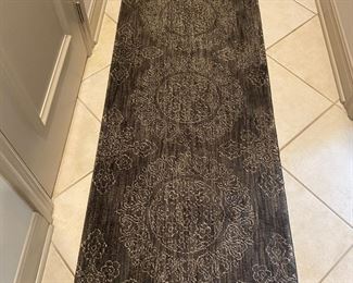 'Grey Circles' Custom Rug 8' L x 2.3' W