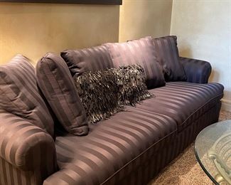 Benchmark 2 Cushion Sofa with 5 Back Pillows                          85"W x 33.5 Dx 19 Seat Height