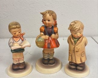 IR6034 Goebel Hummel lot of 3 School Girl Too Shy to Sing Honor Student