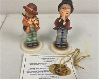 IR6036 Goebel Hummel lot of 2 Little Fiddler Serenade