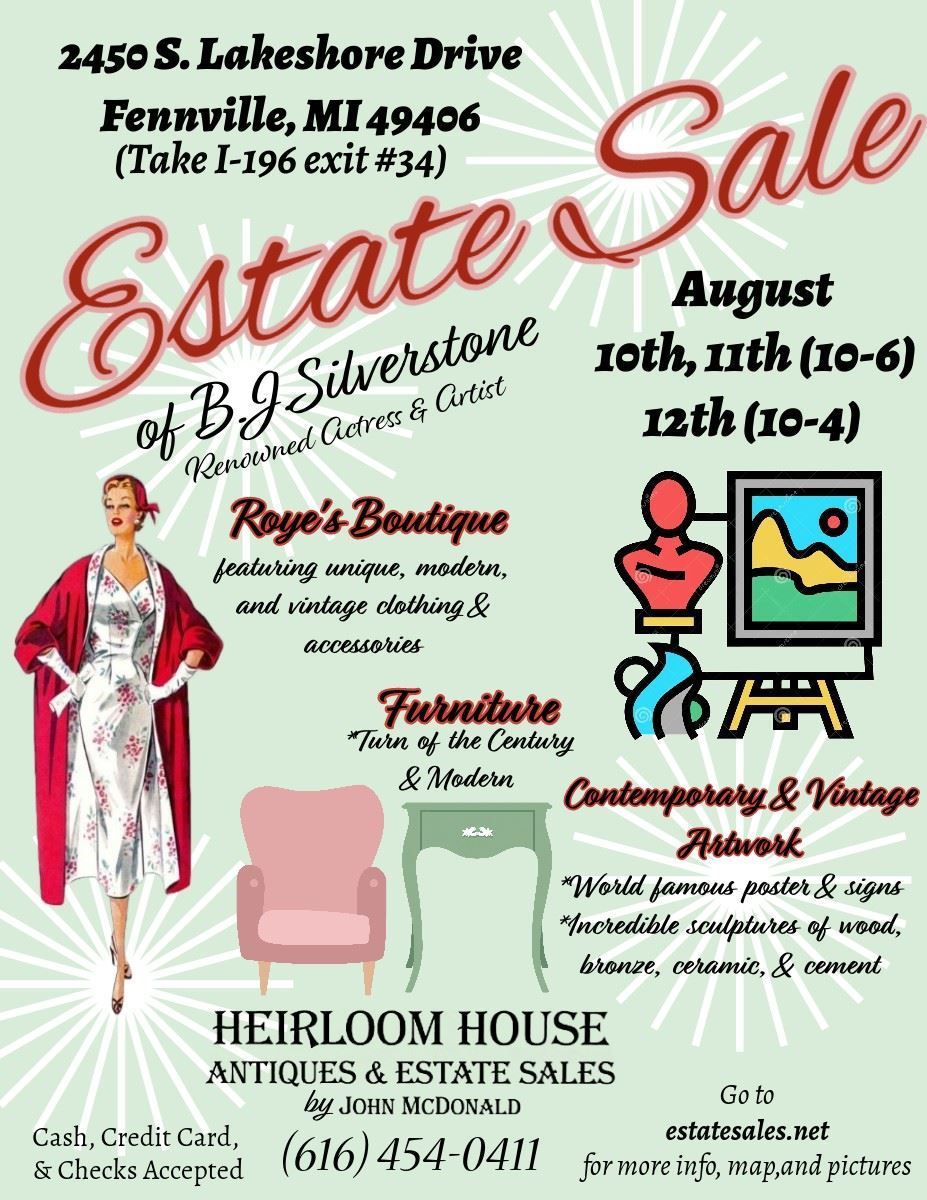 Estate Sale of B.J. Silverstone (Renowned... starts on 8/10/2023