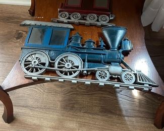 vintage train wall art decor