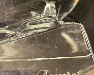 Baccarat crystal 
