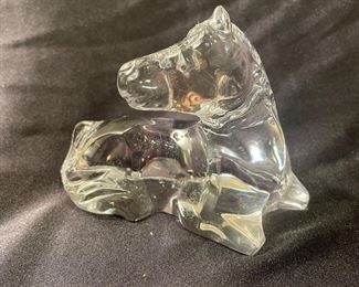 Rare Baccarat Horse figurine