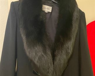Fox fur collar by Nolan Miller 