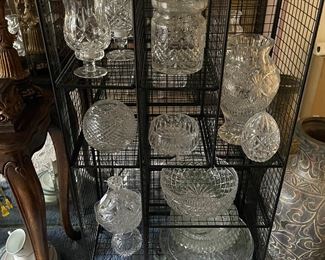 Waterford, Ceska & Baccarat Crystal to name a few brands 