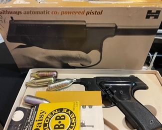 Vintage Healthways automatic CO2 powered pistol 175