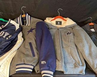 Assorted Sports Team Jackets Dallas Cowboys, Carolina Panthers, NFL, Football