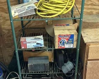 Automotive Accessories And Shelf Contents 