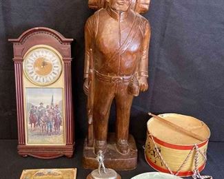 Civil War Memorabilia Texas Rangers, Drum, Decorative Plate 