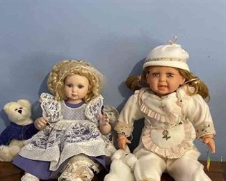 Collectable Vintage Dolls Porcelain And Plastic, Ashley Belle