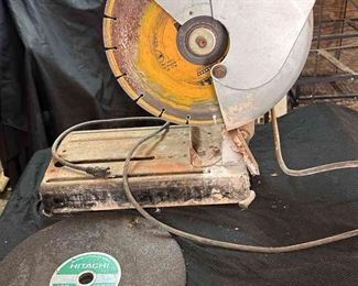 Hitachi CC14SE 14 Cut Off Wheel Machine 