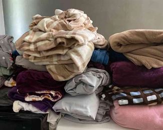 Mystery Lot Assorted Plush Blankets 