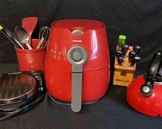 Philips Air Fryer More  Waffle Maker, Utensils  Knives, Tea 