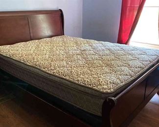 Queen Sized Wooden Bed Frame 