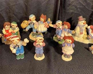 Raggedy Ann Andy Figurines 