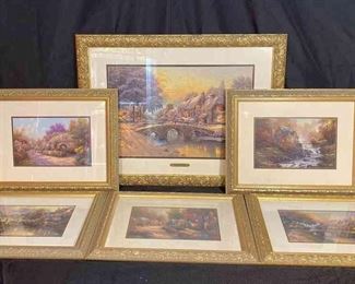 Thomas Kinkade Cobblestone Christmas Plus More