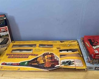Vintage Train Set More  Dallas Cowboys Truck, Board Games 
