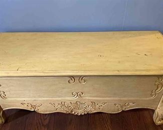 Vintage Yellow Powell Chest 