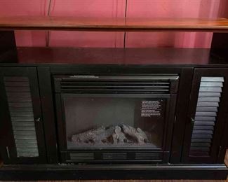 Wooden Faux Fireplace Heating Unit 