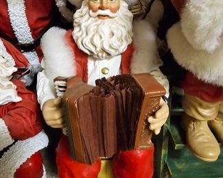 Vintage 1997~”Clothique By Possible Dreams” Santa Claus Playing Accordion