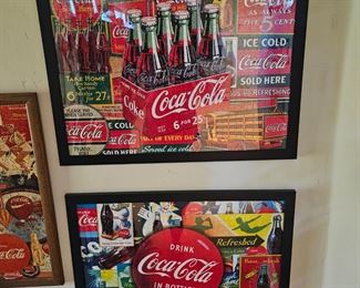 Framed Coca Cola Framed Posters