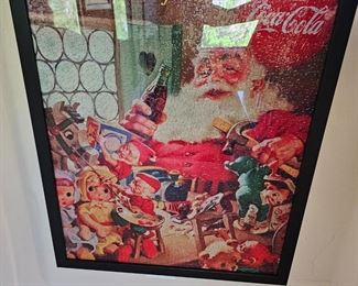 Framed Coca Cola Print