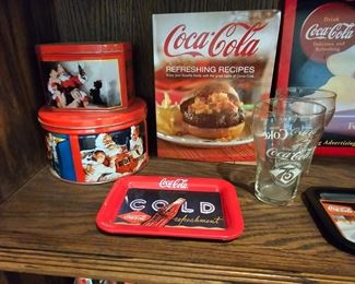 Coca Cola Tins and Trays