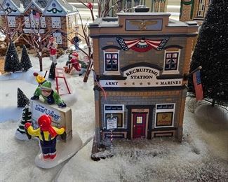 Dept 56 Armed Forces Recruiting Station 55081 Snow Village