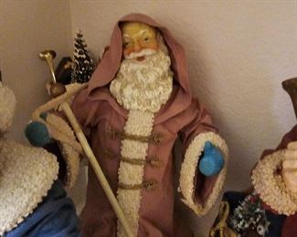 Midwest Imports Of Cannon Falls Inc 10" Fabric Santa Figure with Sack of Toys