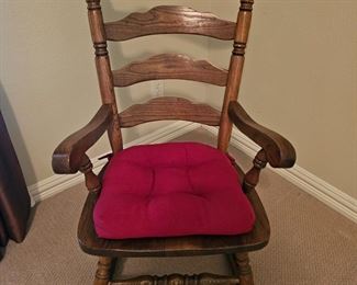 Vintage Wooden Rocking Chair