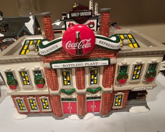 Vintage Department 56 Snow Village Coca Cola Bottling Plant 1994 No. 5469-0