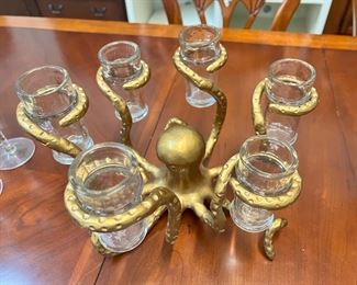 octopus shot glass dispenser 