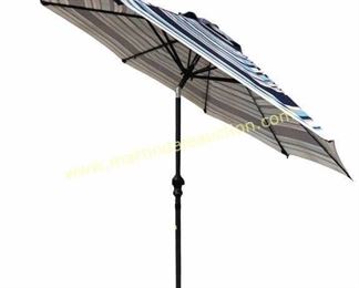 tilting patio umbrella with base
