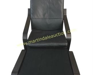 Ikea chair and ottoman