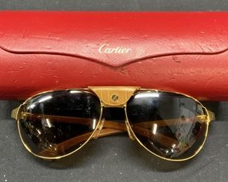 Cartier Santos Dumont Aviator Sunglasses France
