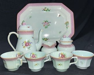 Calyx Ware Wedgwood Ironstone Tea Set 8 England
